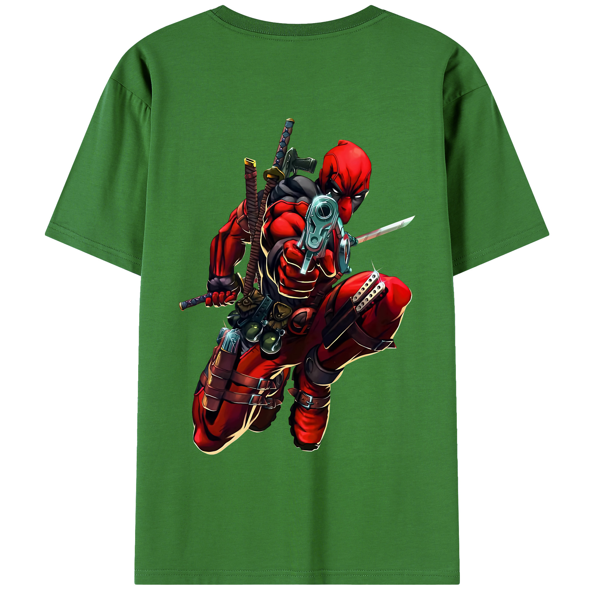 （画像用） Deadpool デッドプール レディース半袖Tシャツ(バックプリント)